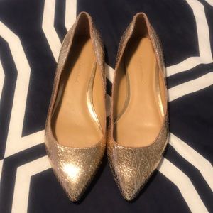 EUC Banana Republic Gold Flats